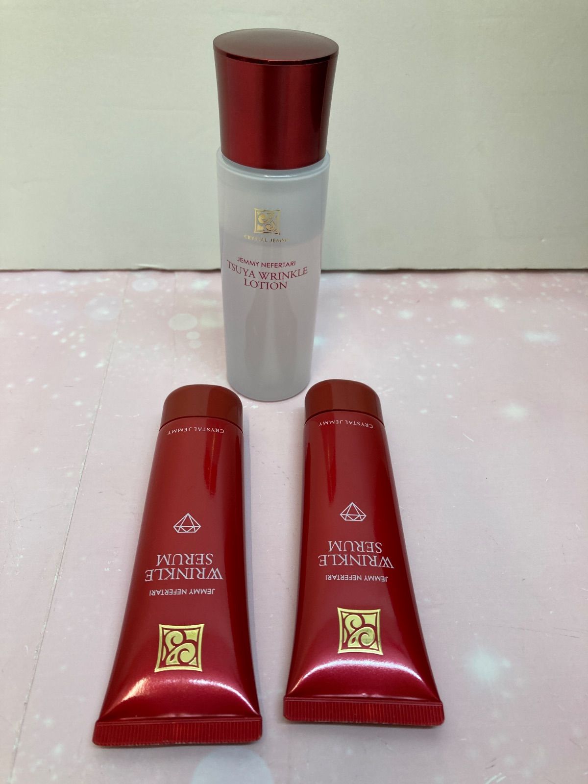 【広店】【未使用】ジェミーネフェルタリ　つやリンクルローション＆リンクルセラム×２　３点セット　①【136-0399】