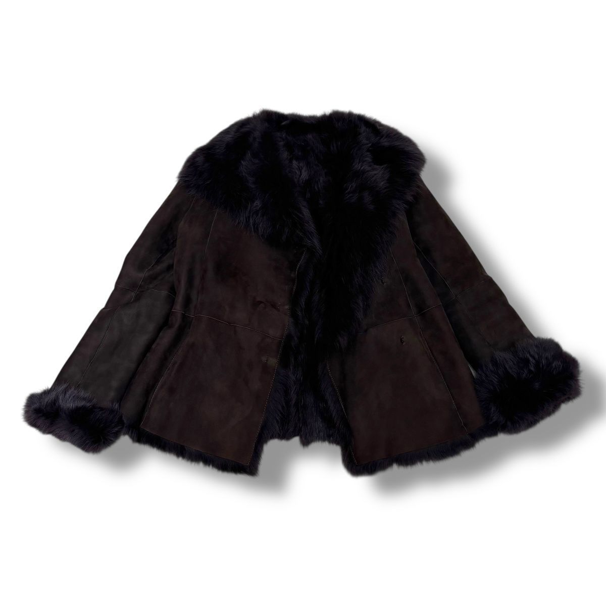 値下げ！定価100万円相当!!ムートンコート XXL羊革ラムレザーファー 限界値下げ！定価100相当!!ムートンコート XXL羊革ラムレザーファー メンズ
