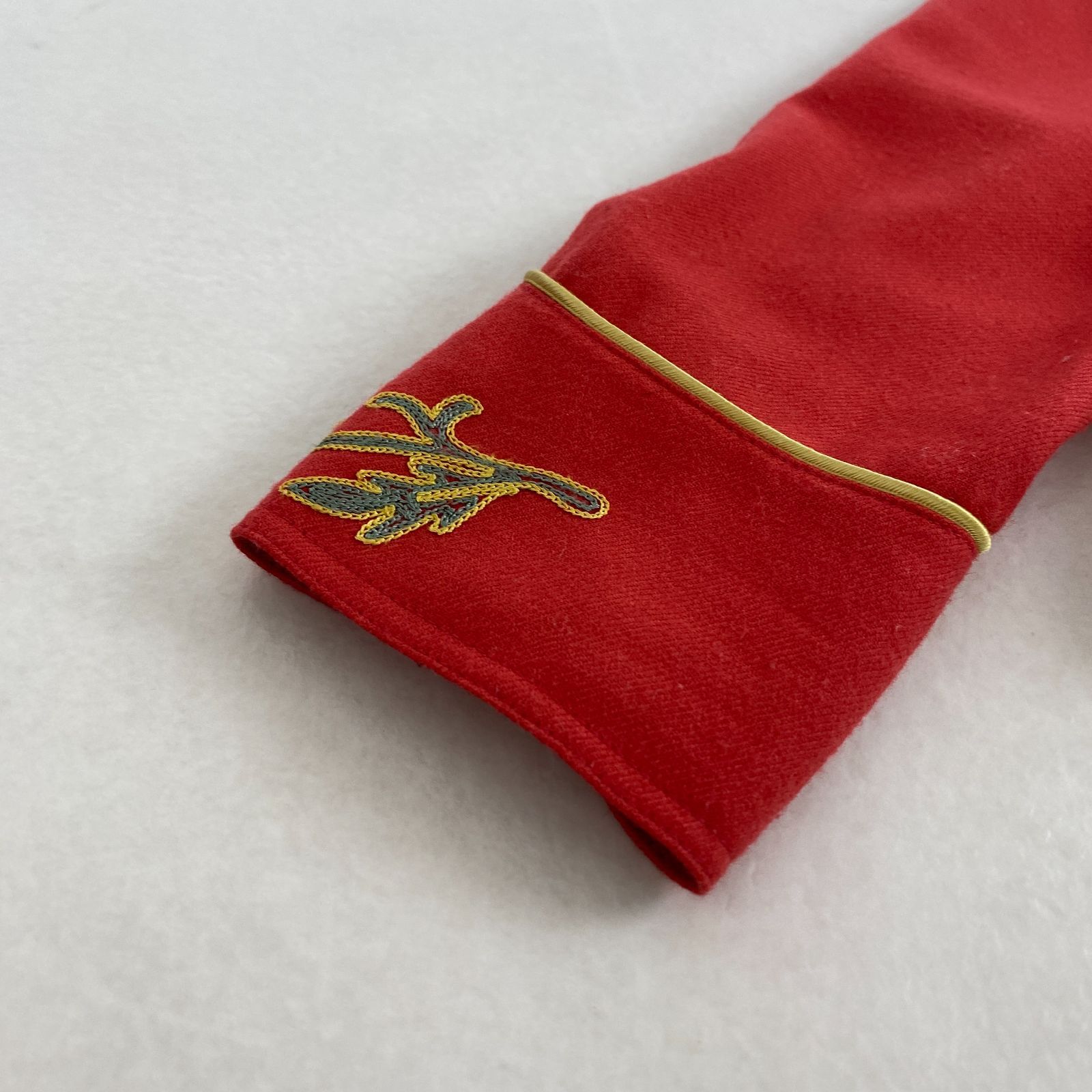  ダブルアールエル ウエスタンシャツ RRL 刺しゅう 赤 3 L相当 長袖 シャツ ブラウス