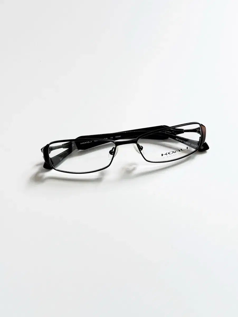フランス製 KOALI by Morel ブラック スリム Starship Square スタシ ヴィンテージ メガネ