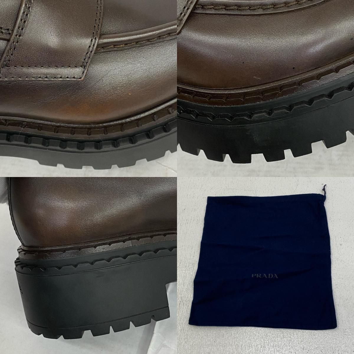  PRADA プラダ その他靴 レザー ローファー 2 DE 148 26.5 cm 135 その他 靴