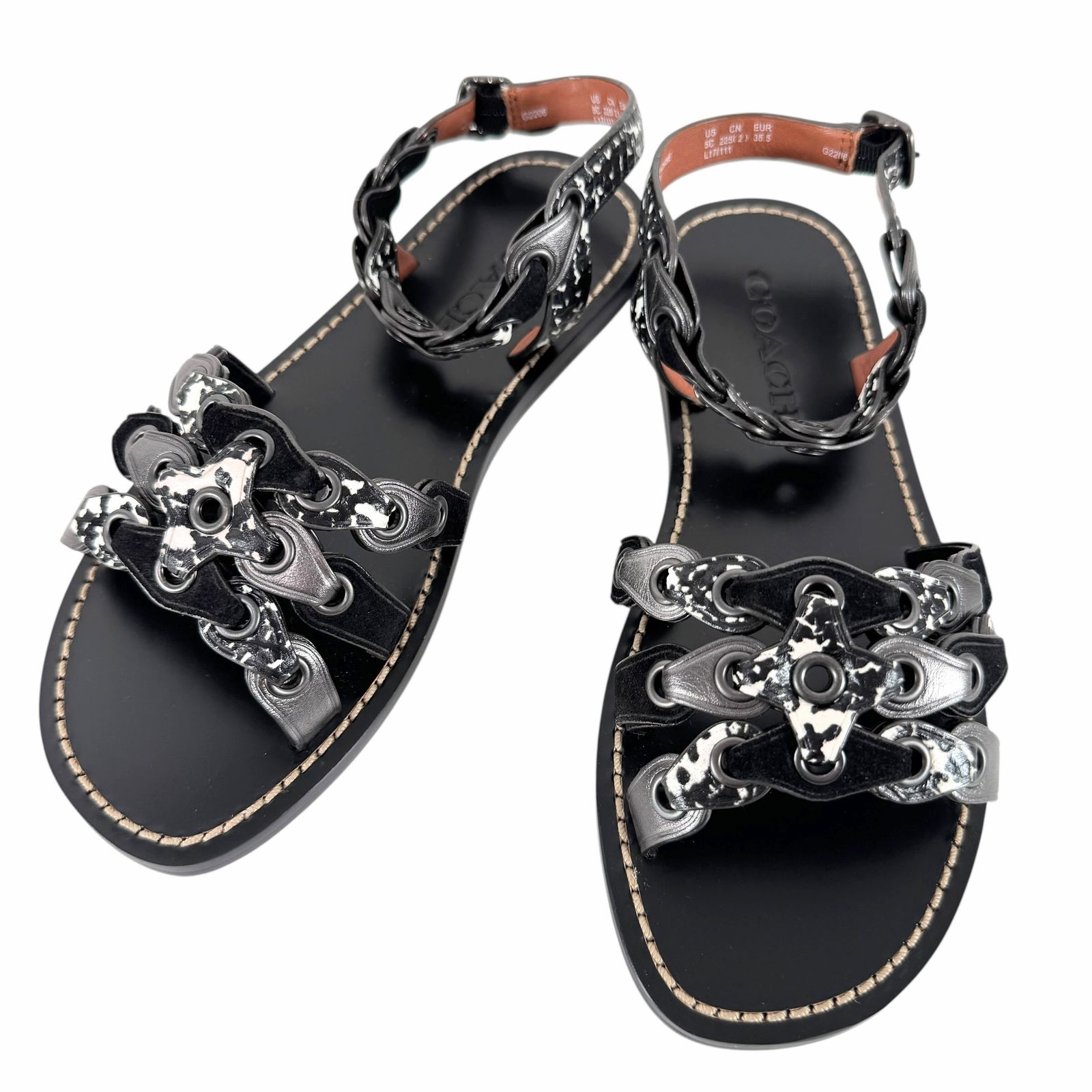 ♥ コーチ サンダル フラットサンダル 約22.5cm J0300