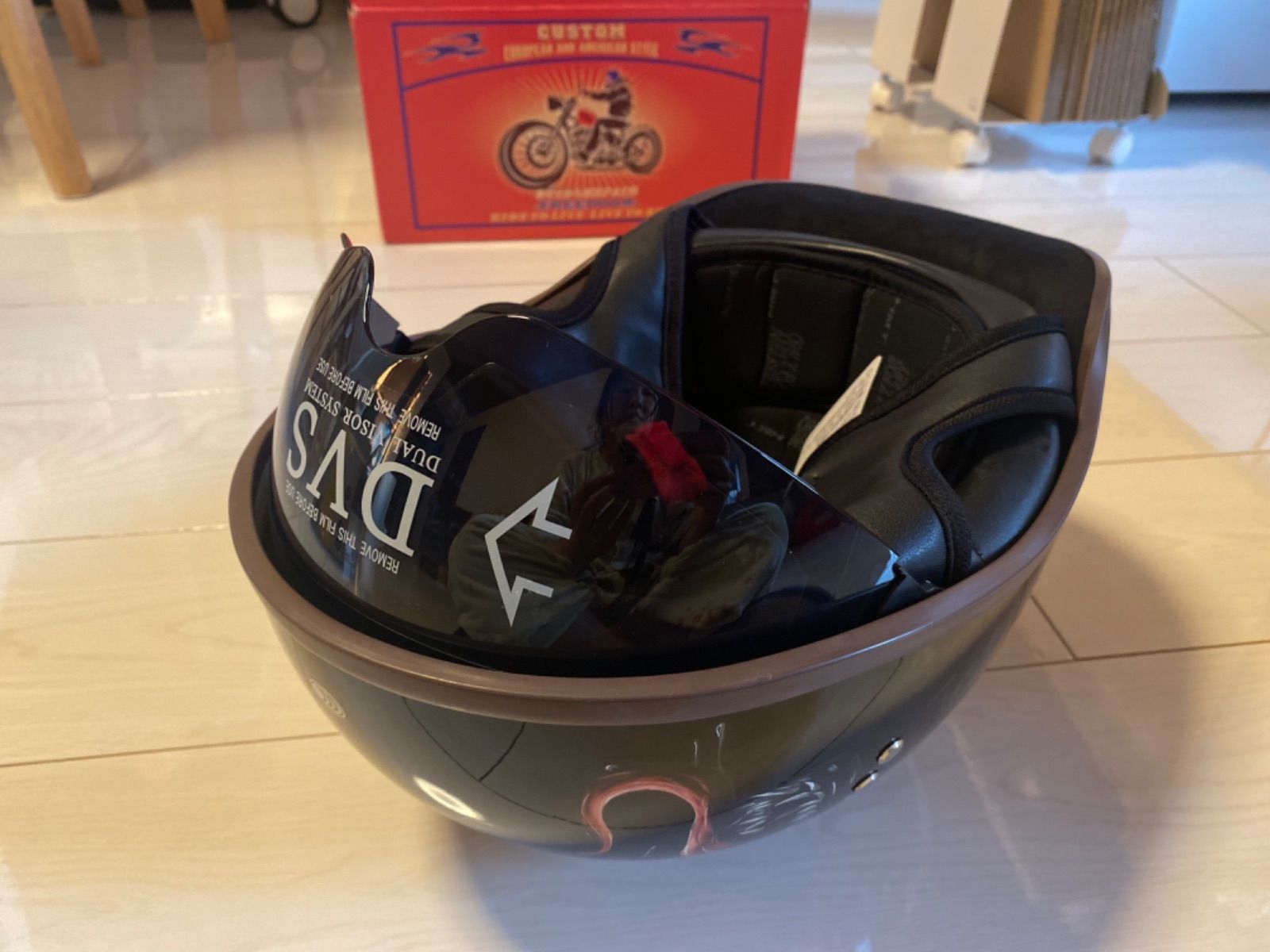 ハーフヘルメット バイク用