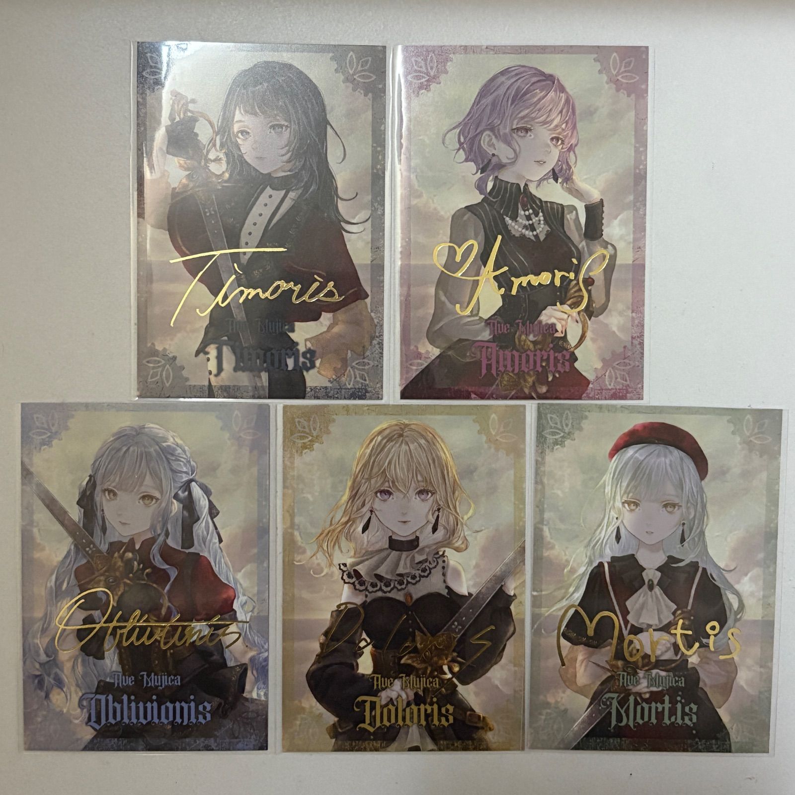 バンドリ Ave Mujica completeness キャラクターカード 箔押し
