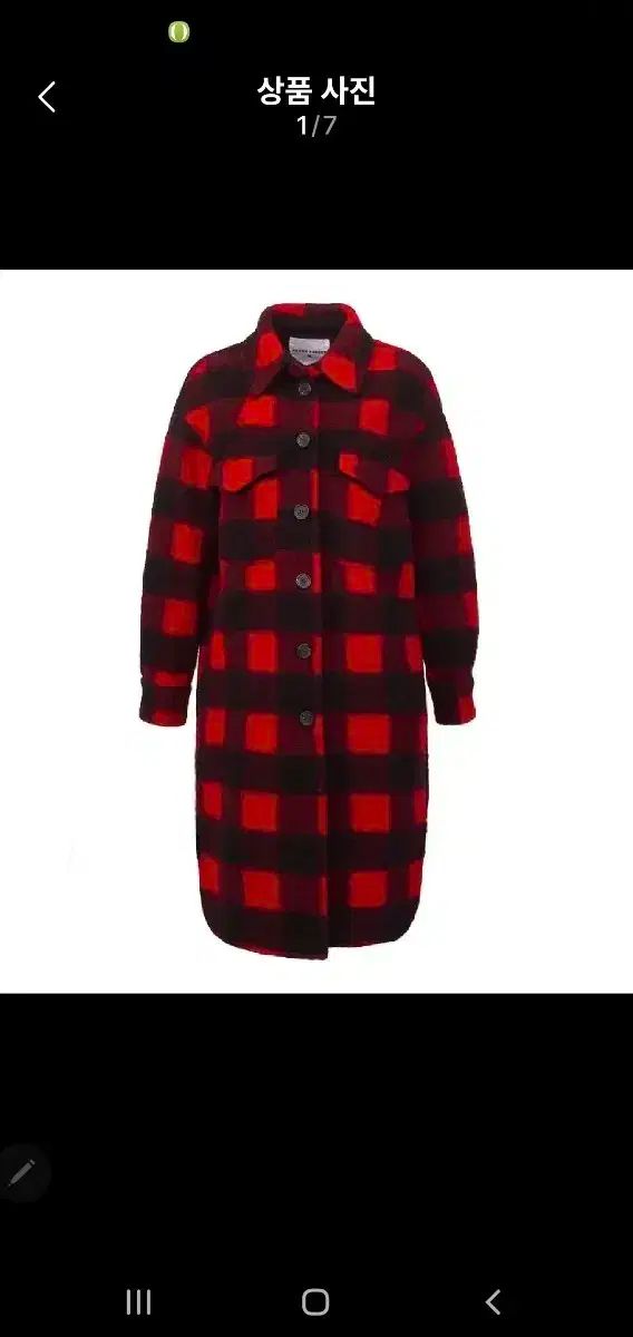 レッド ブラック CHECK シャツ型 コート 55 66