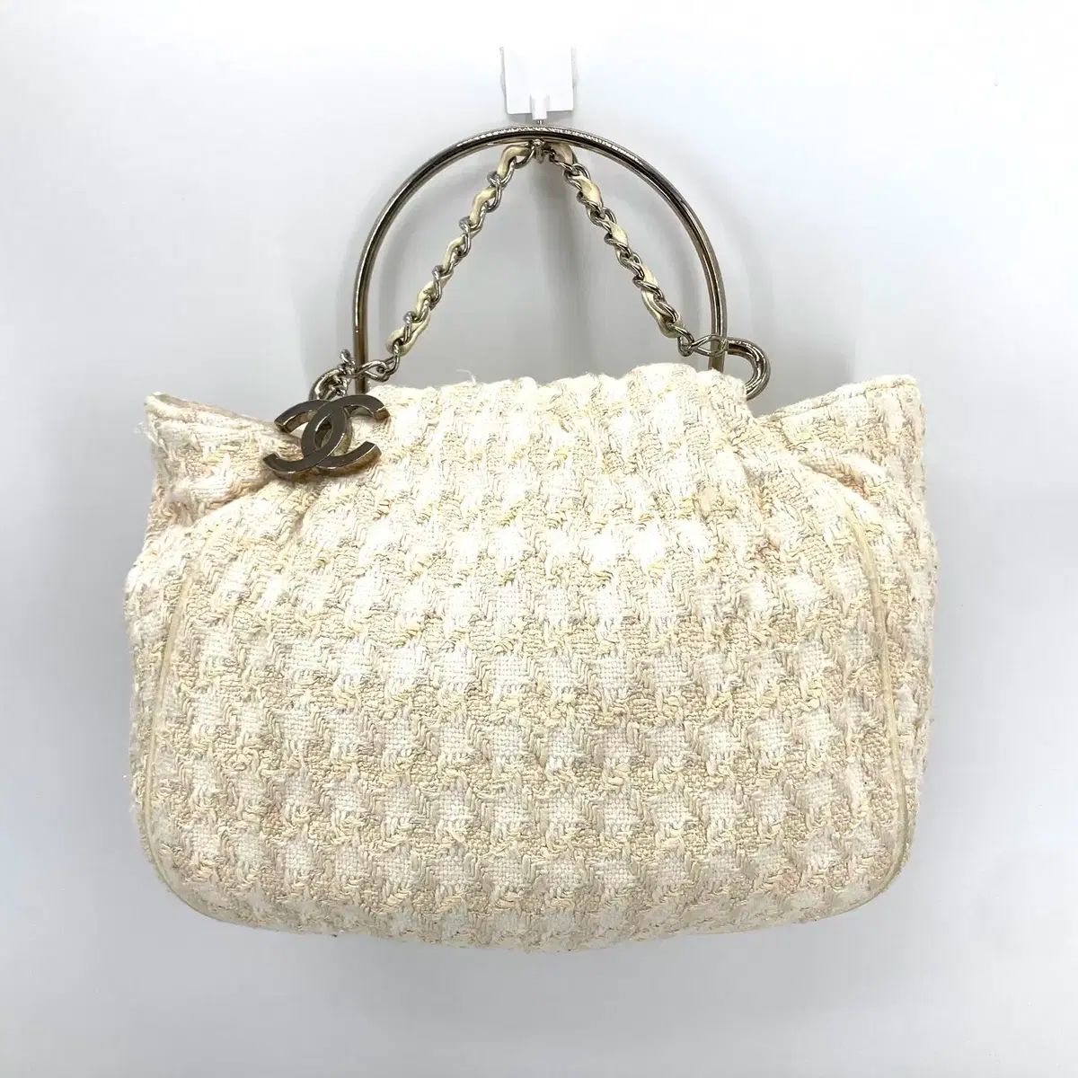 シャネル ツイード Shearling ショルダーバッグ トートバッグ