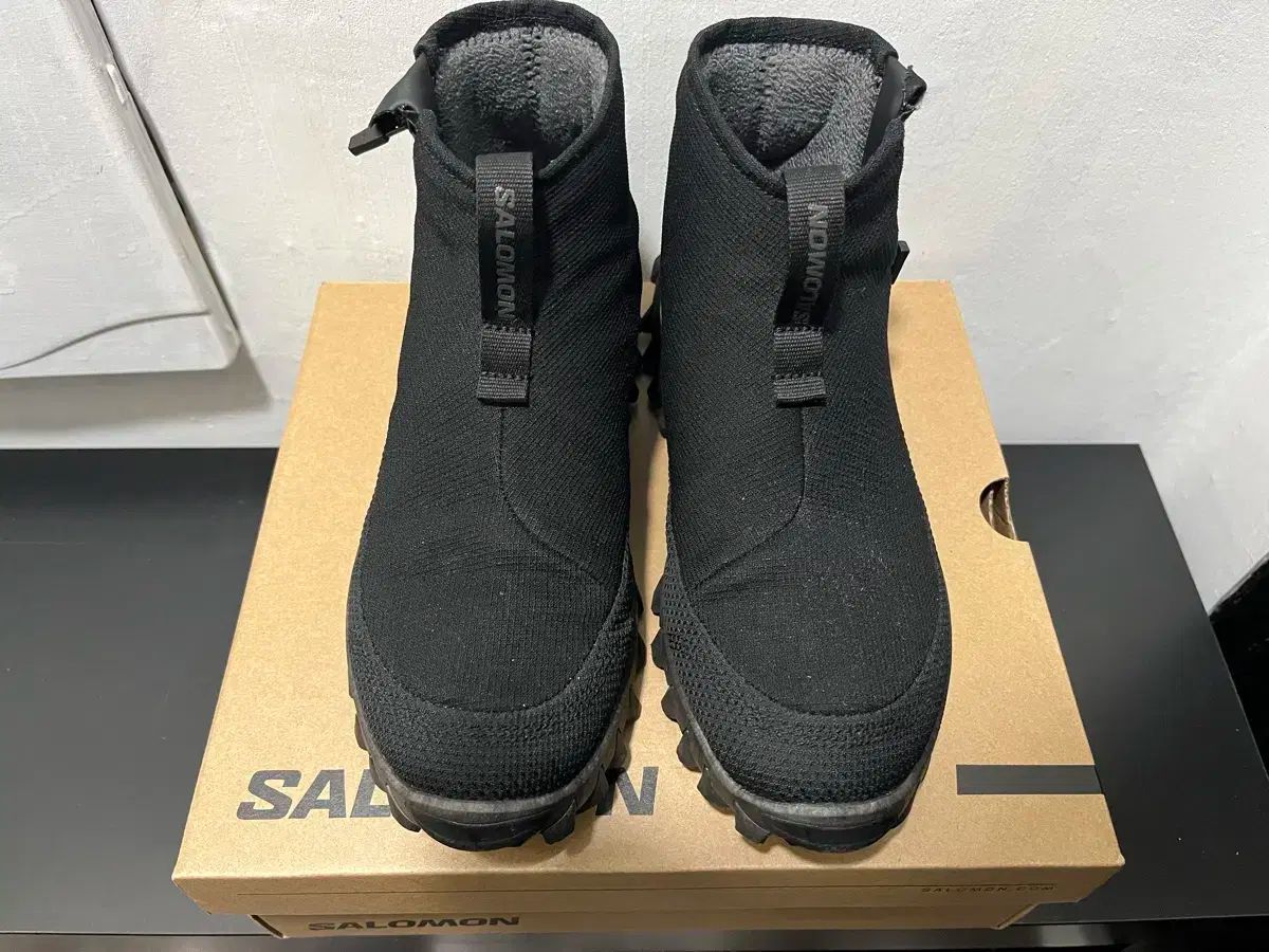 SALOMON サロモン スノウクロッグ ミッド - ブラック 245