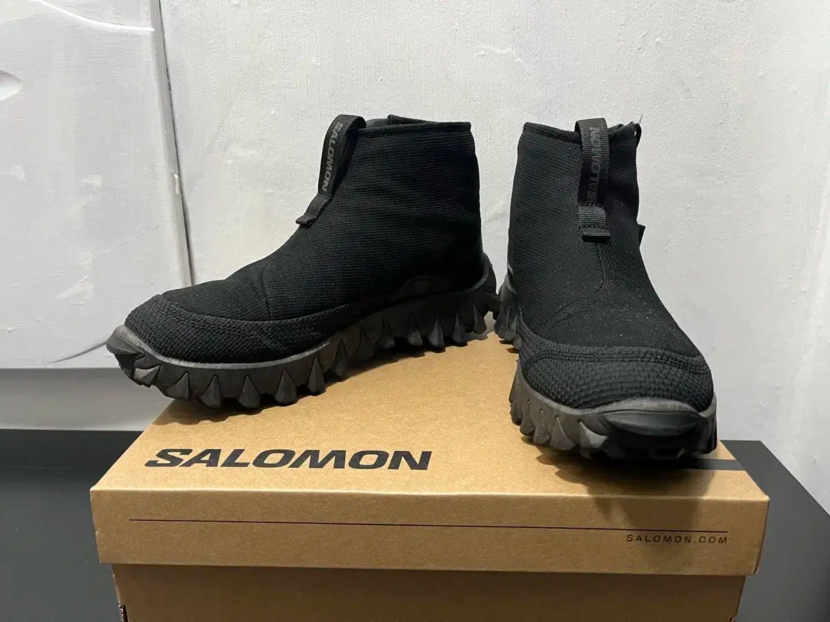 SALOMON サロモン スノウクロッグ ミッド - ブラック 245