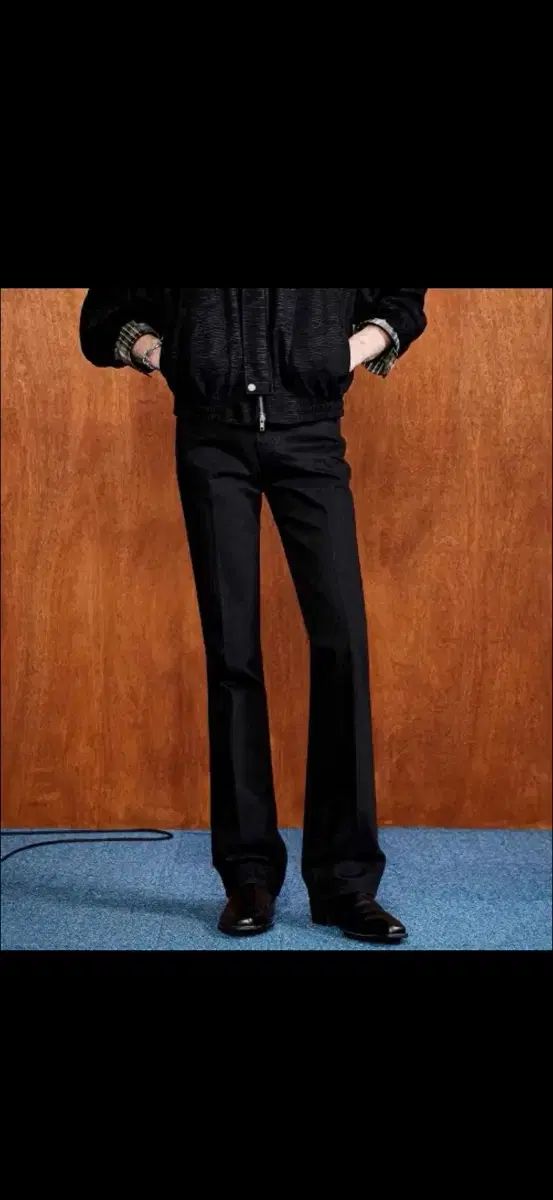 LMOOD エルムード あきら デニム パンツ ピュア ブラック 46サイズ