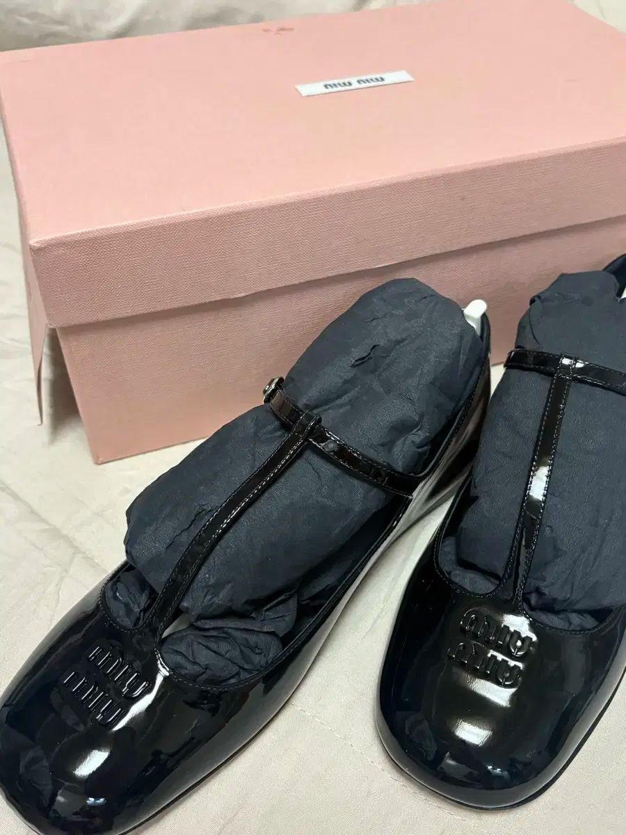 ミュウミュウ バレエシューズ 36.5 23.5cm