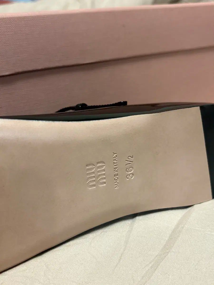  ミュウミュウ バレエシューズ 36.5 23.5 cm フラットシューズ バレエシューズ パンプス