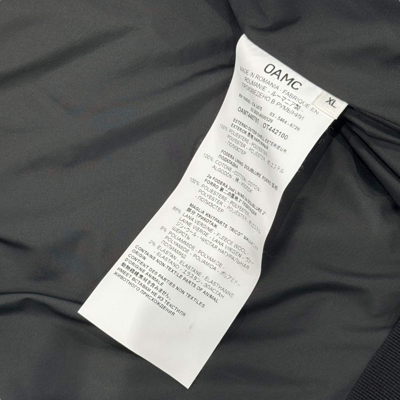 OAMC】21AW LITHIUM DOWNJACKET 2.0 オーエーエムシー ジャケット