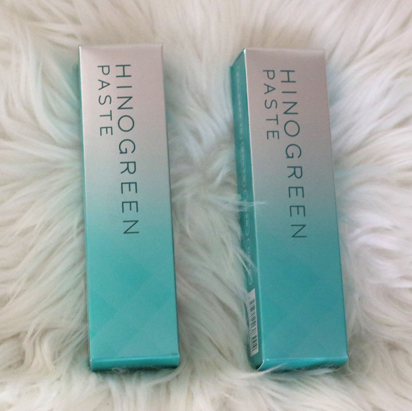 【薬用ヒノグリーンペースト　内容量60g中約9割程残っています×2箱　セット】