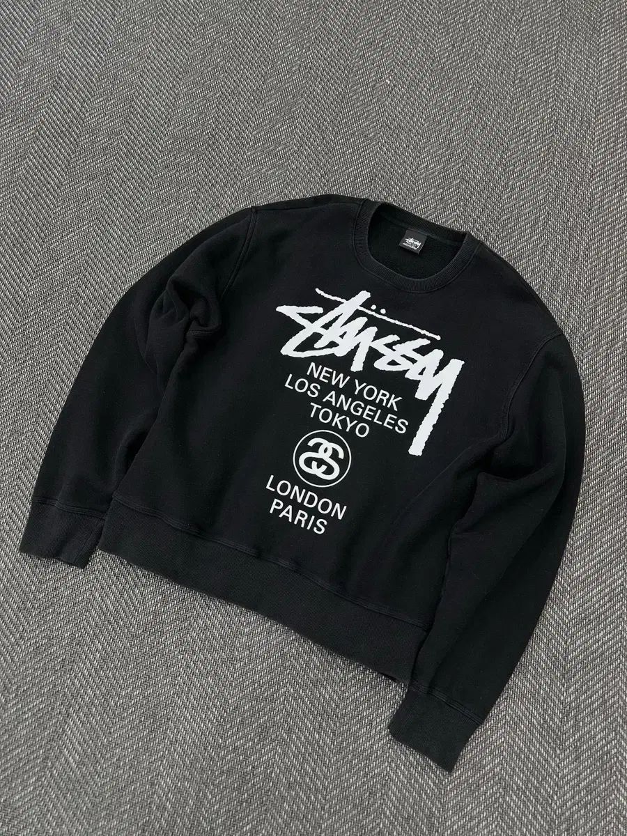STUSSY ステューシー ワールドツアー スウェット L