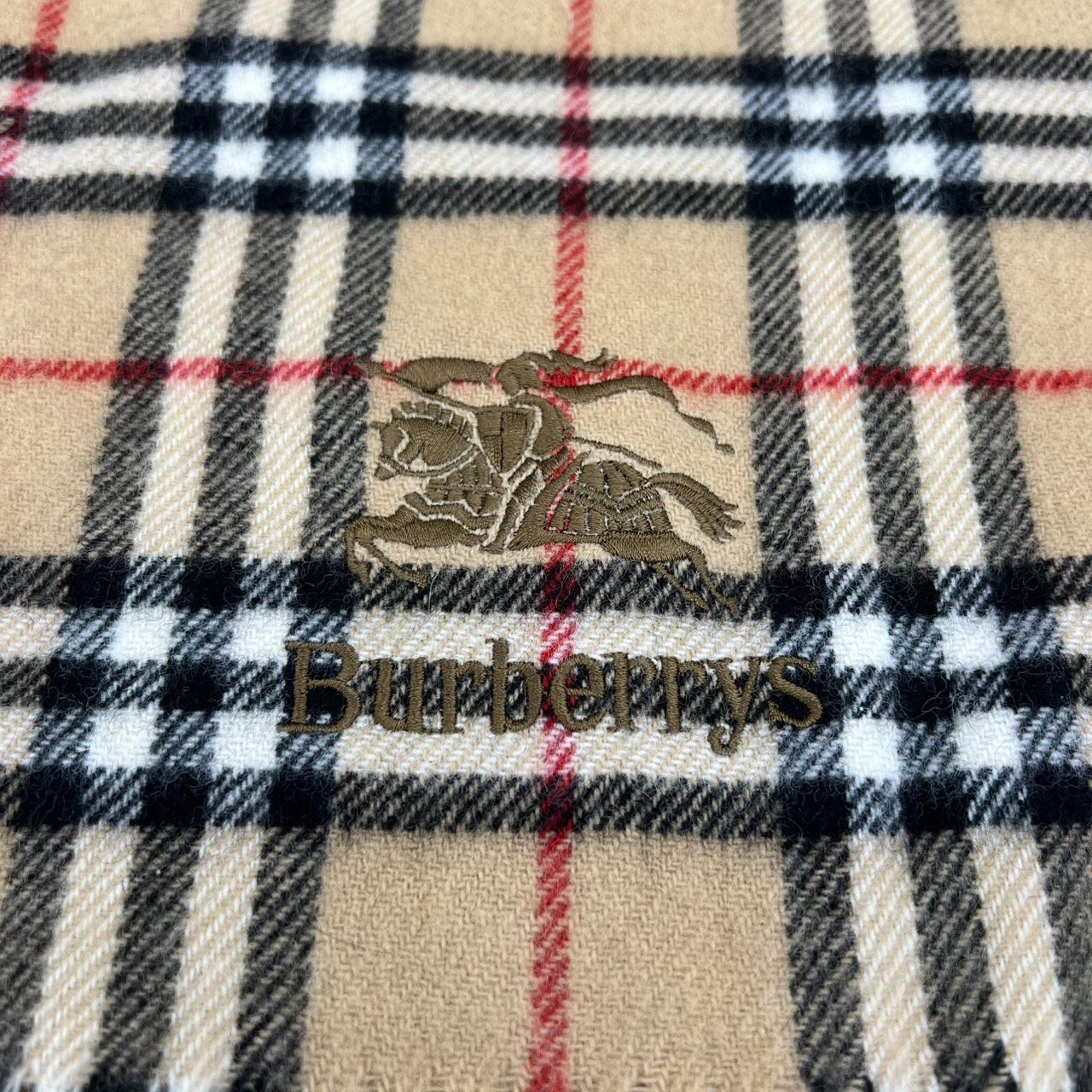 Burberrys バーバリー ブランケット ひざ掛 ウール ノバチェック