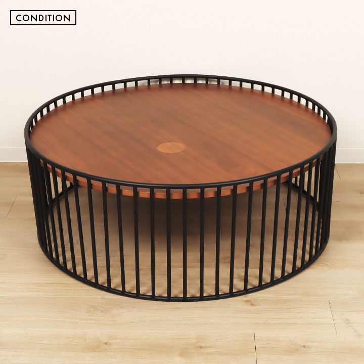 クーポンで実質17 999円 31日10時までの 価格 モデルルーム センターテーブル リビングテーブル ラウンドテーブル 幅93cm アビタスタイル