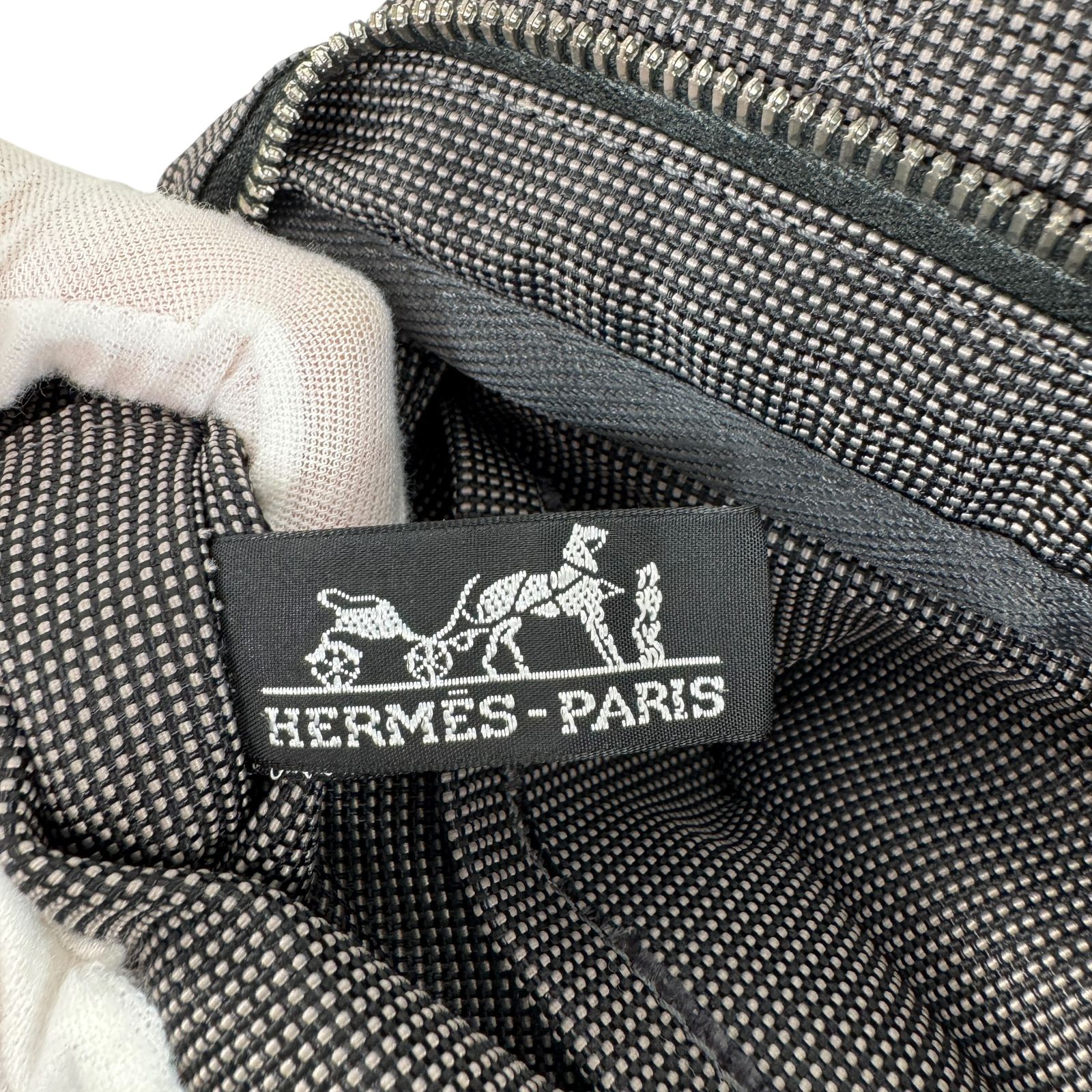 □エルメス□エールラインPM□ハンドバッグ□トートバッグ□グレー系 