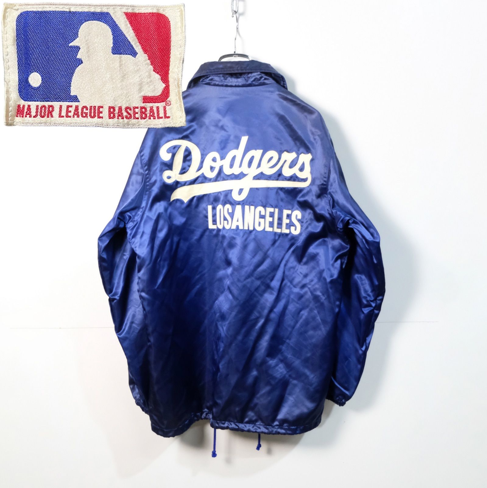 80's~90's LA Dodgers コーチジャケット 透湿防水 JASPO-M MLB