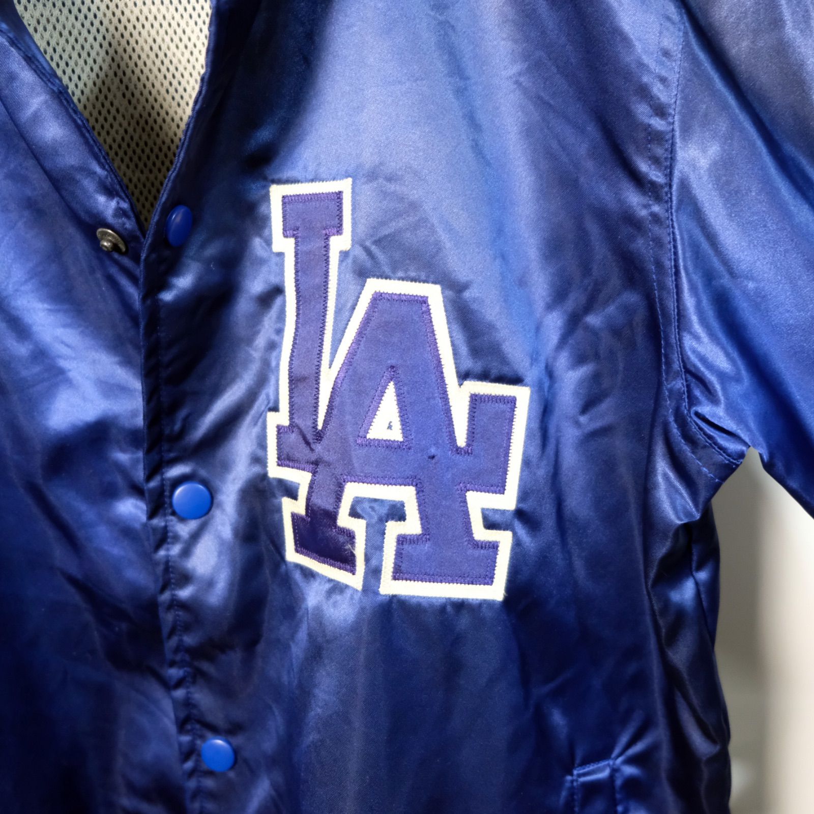 80's~90's LA Dodgers コーチジャケット 透湿防水 JASPO-M MLB