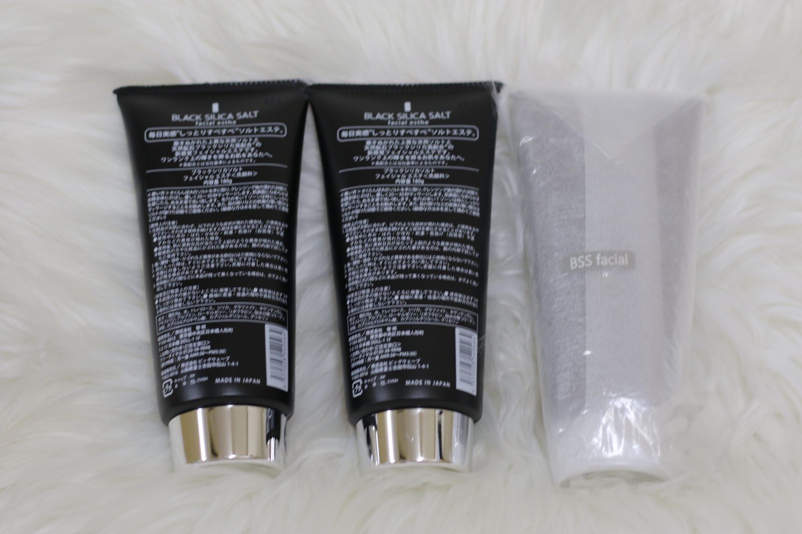 ブラックシリカソルト フェイシャルエステ 内容量180 g ×1本 ×2本 セット