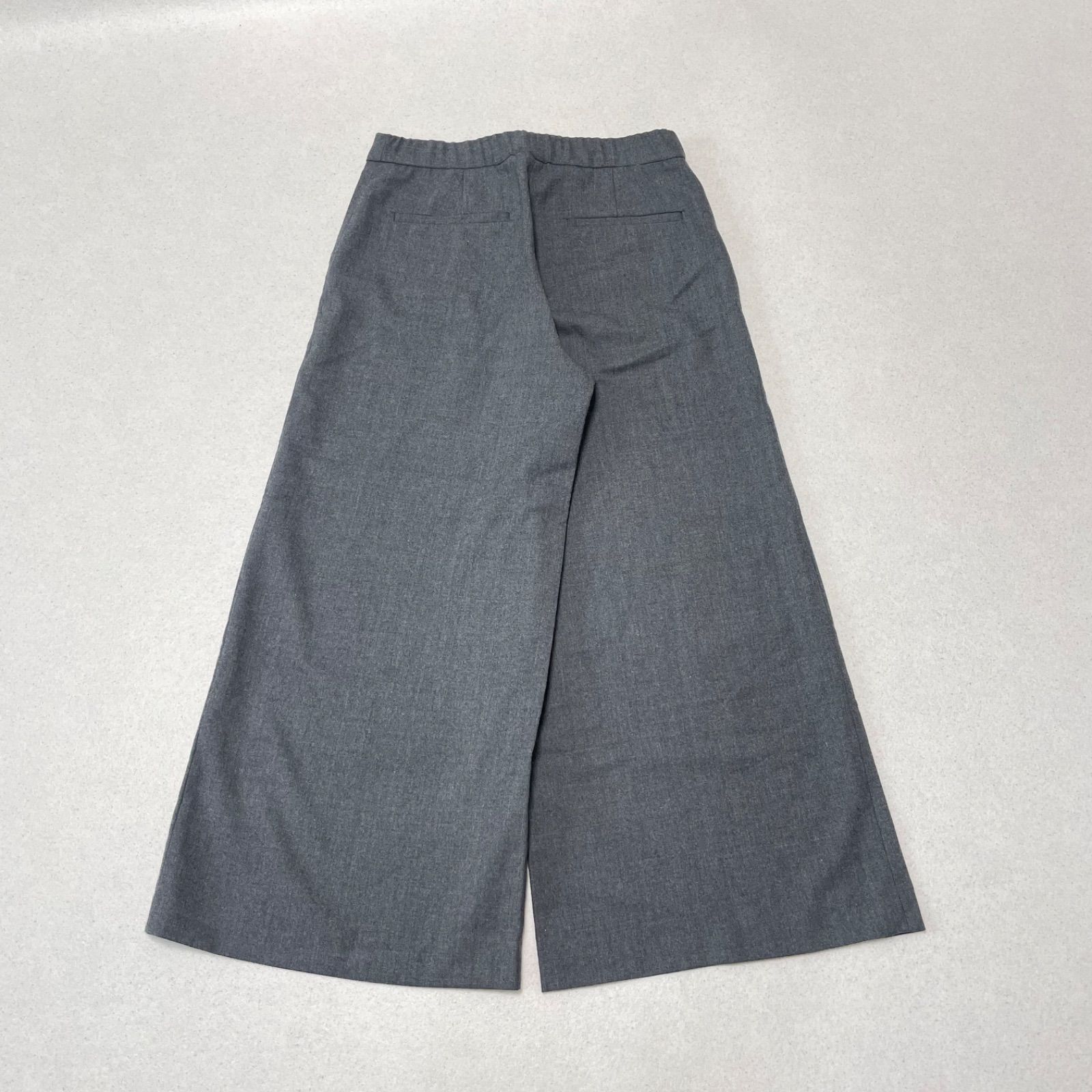 theory luxe セオリーリュクス フレア ワイド クロップド パンツ