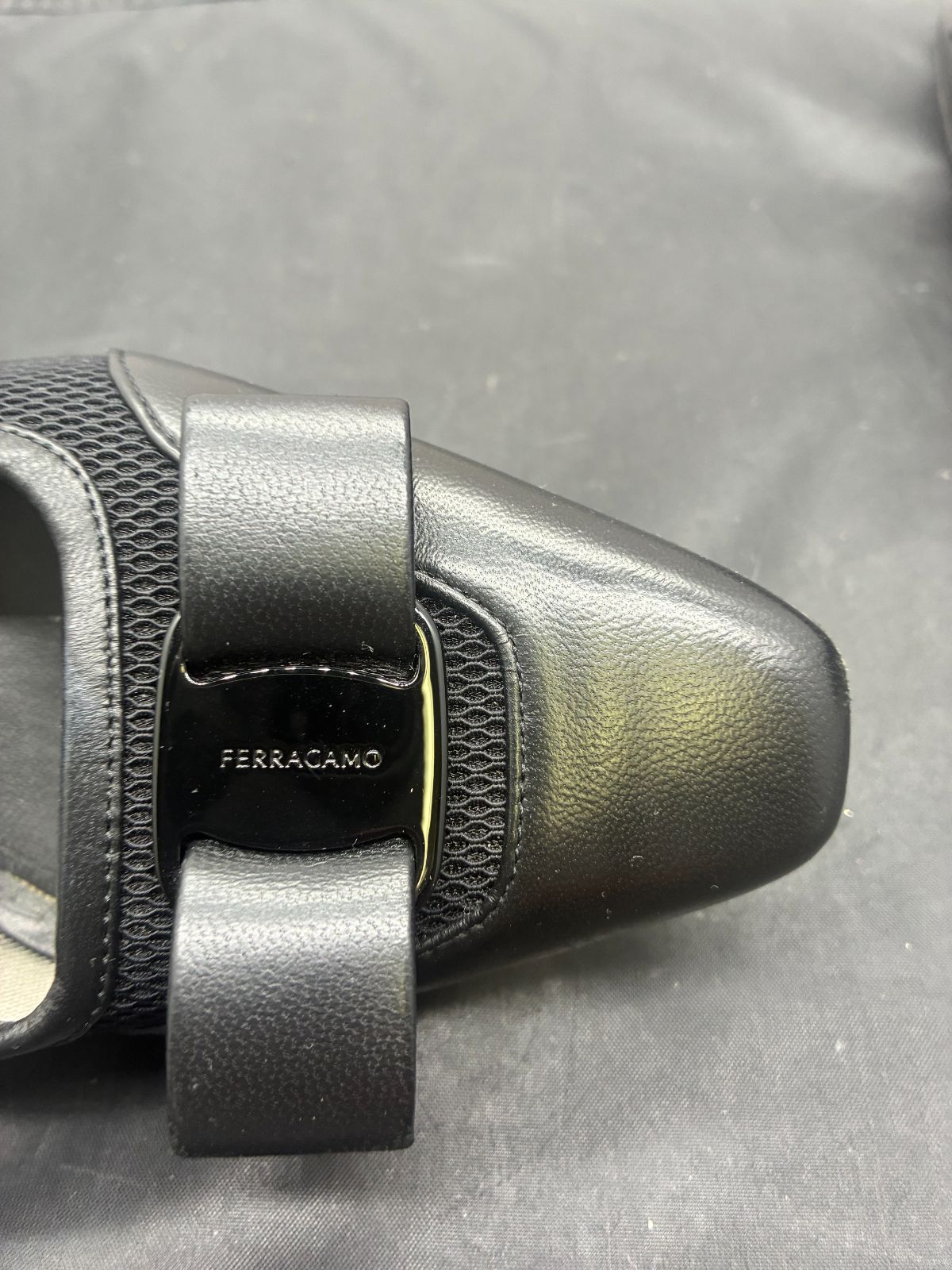  Salvatore Ferragamo メッシュ パンプス ヴァラ ハイヒール パンプス パンプス