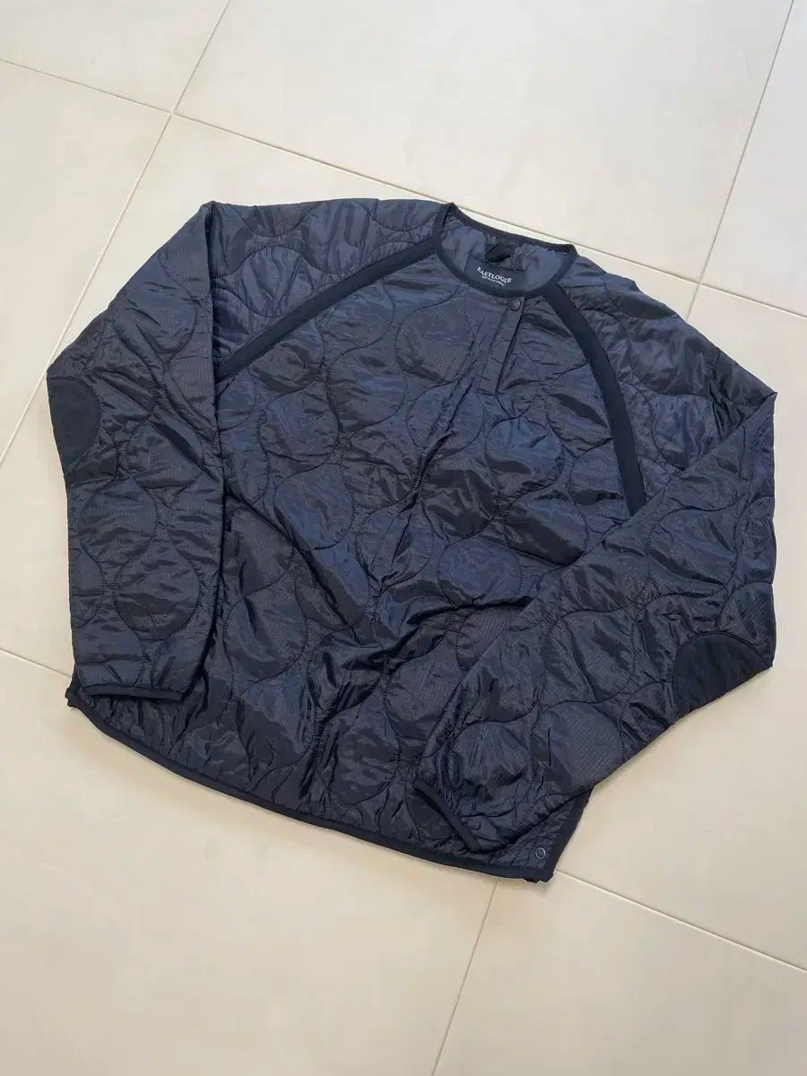 EASTLOGUE イーストローグ キルト キルティング クルーネック スウェット プルオーバー L