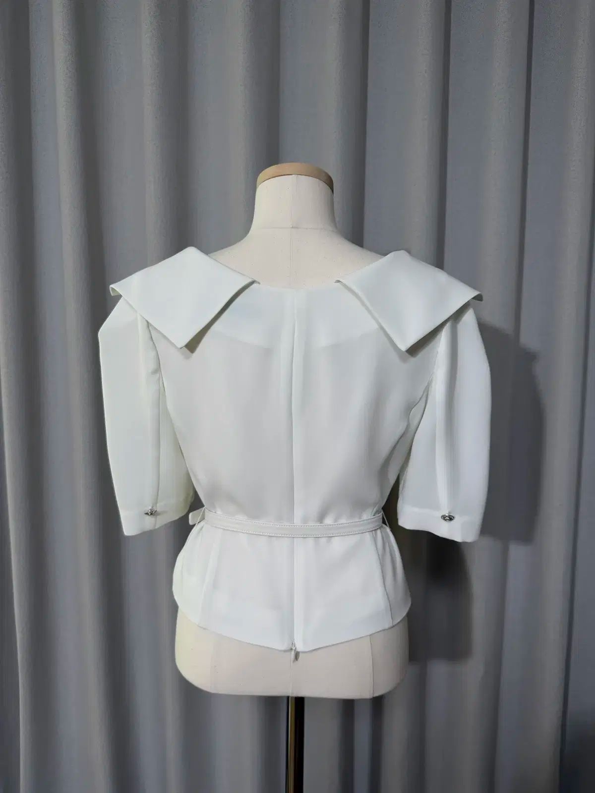 ミシャ ペプラム ブラウス アイボリー - ♥