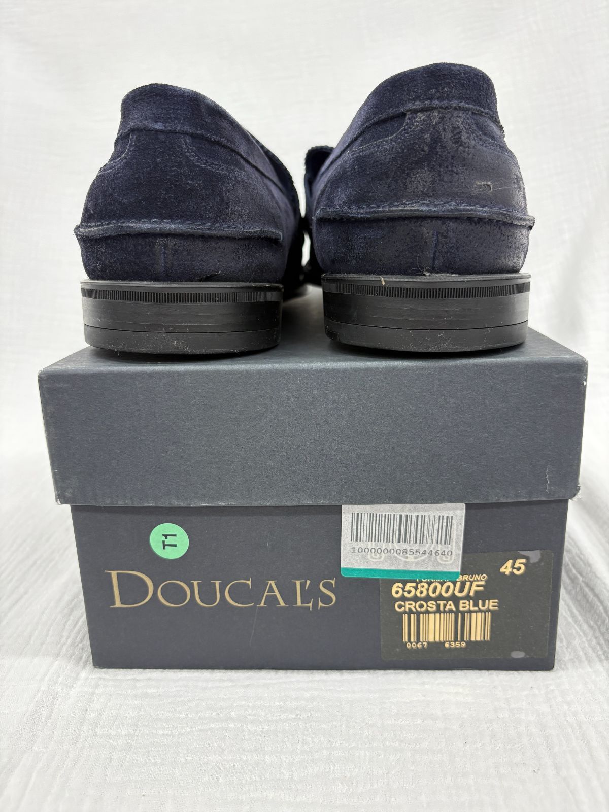 新品・未使用】Doucal's デュカルス スエード ローファー 45（約29.0cm