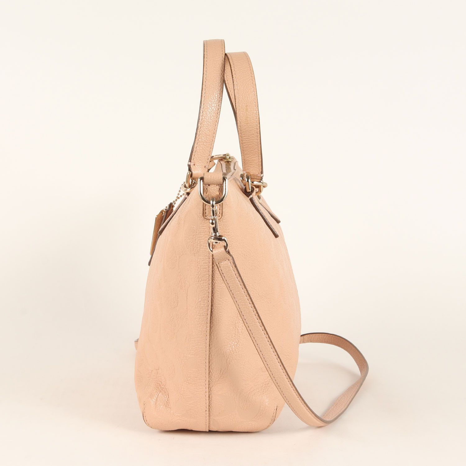 COACH レザー ハンドバッグ ベージュ 2way レディース COACH コーチ 
