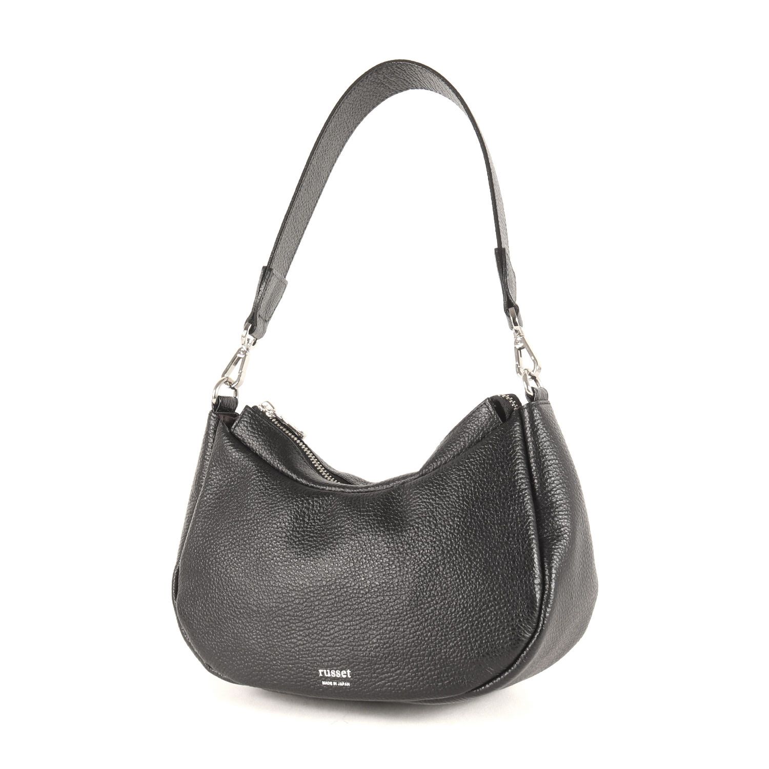 russet ラシット バッグ ブラック 黒 | 25春夏 ハーフムーン 2WAY