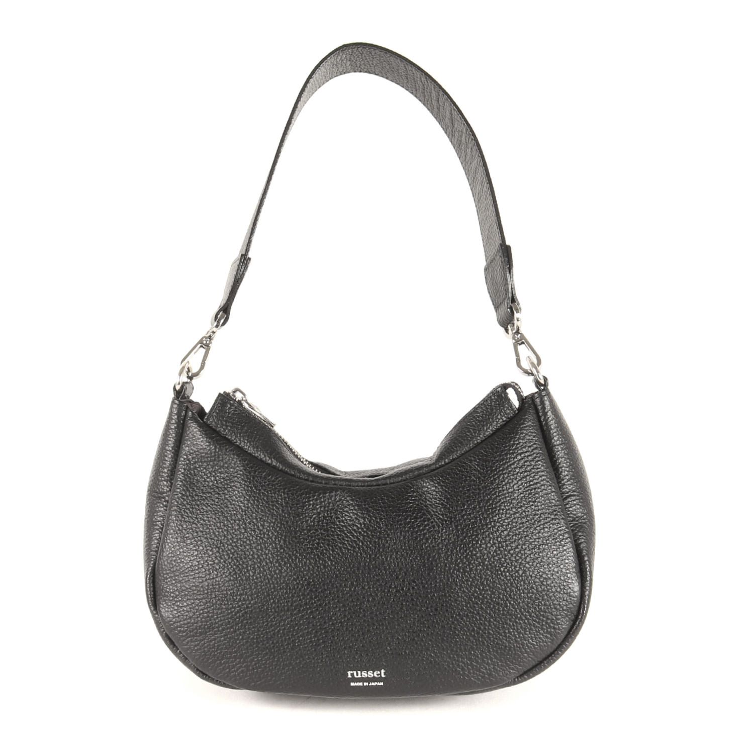 russet ラシット バッグ ブラック 黒 | 25春夏 ハーフムーン 2WAY