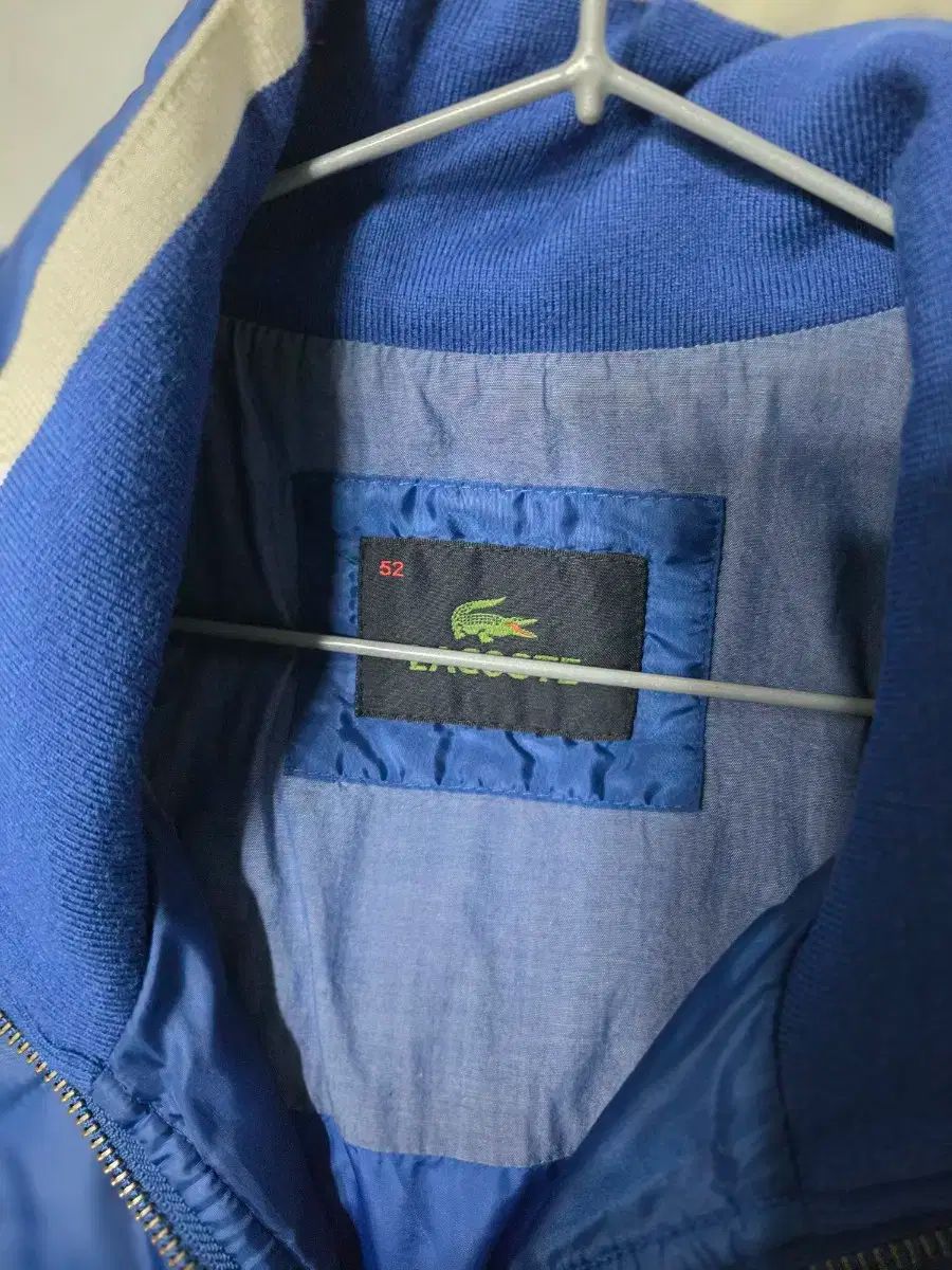 ラコステ ブルー キルティング ジャケット