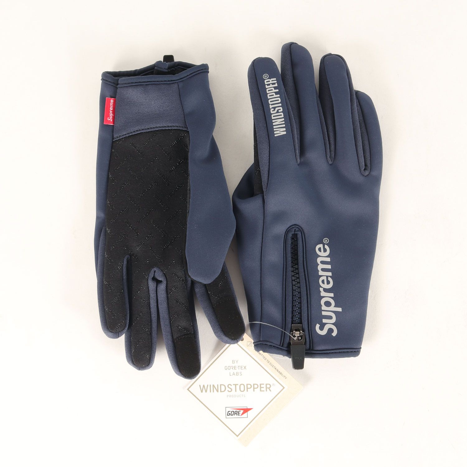 supreme シュプリーム ジップ グローブ ウインドストッパー supreme