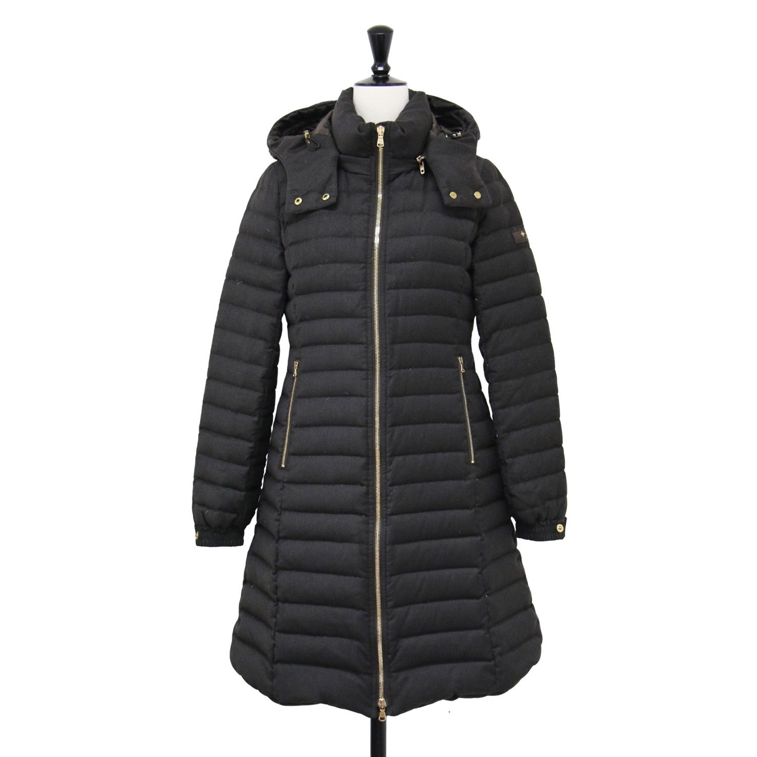 TATRAS タトラス コート ブラウン サイズ 01 S | ナルマダ ウール ロング ダウンコート | NARMADA ジャケット 長袖 ハイネック Aライン | アウター ジャケット ブルゾン 上着 レディース