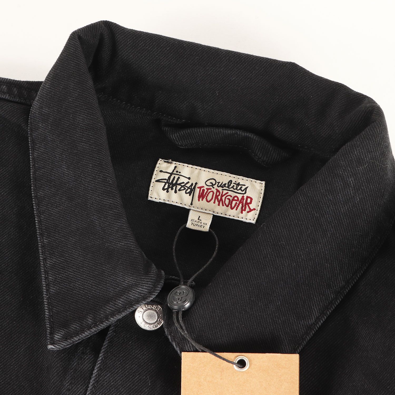 新品】STUSSY ステューシー ジャケット ブラック 黒 サイズ:L | 25AW 