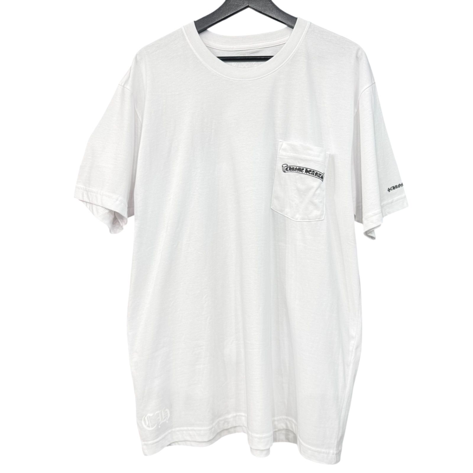 CHROME HEARTS】 BACK SCROLL LOGO T-SHIRT クロムハーツ スクロール