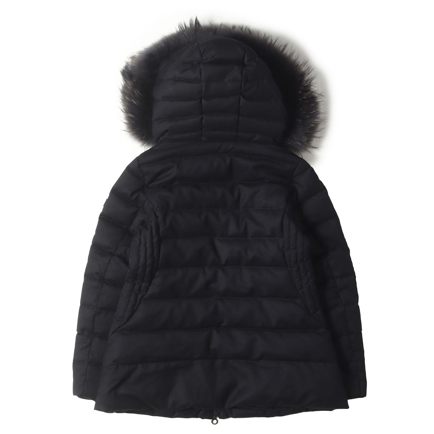 TATRAS タトラス ジャケット ブラック 黒 サイズ 01 22AW リアルファー付き コサバ ウール ダウンジャケット KOSAVA アウター ブルゾン 上着 メンズ