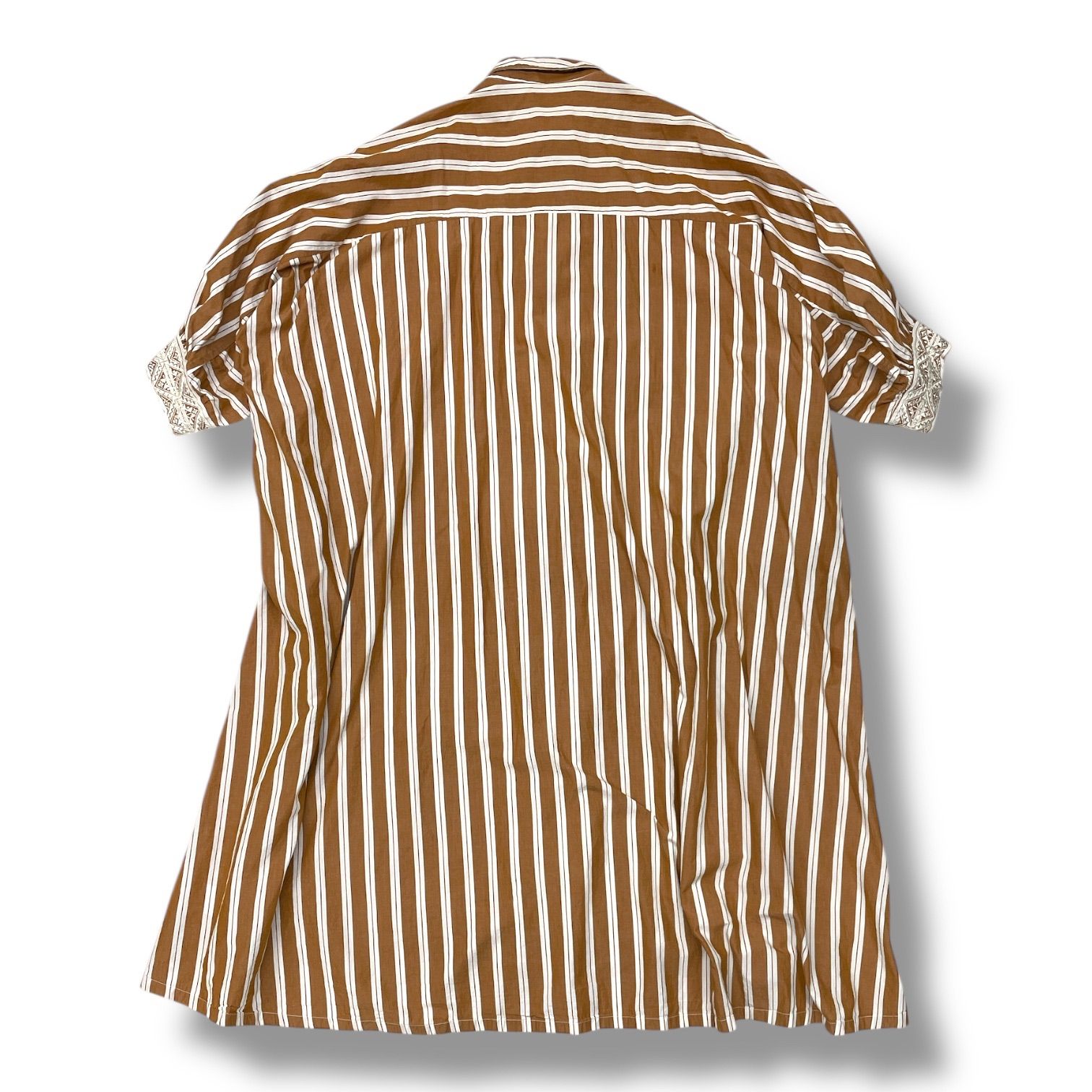 ne Quittez pas ヌキテパ エンブロイダリーシャツワンピース ロング