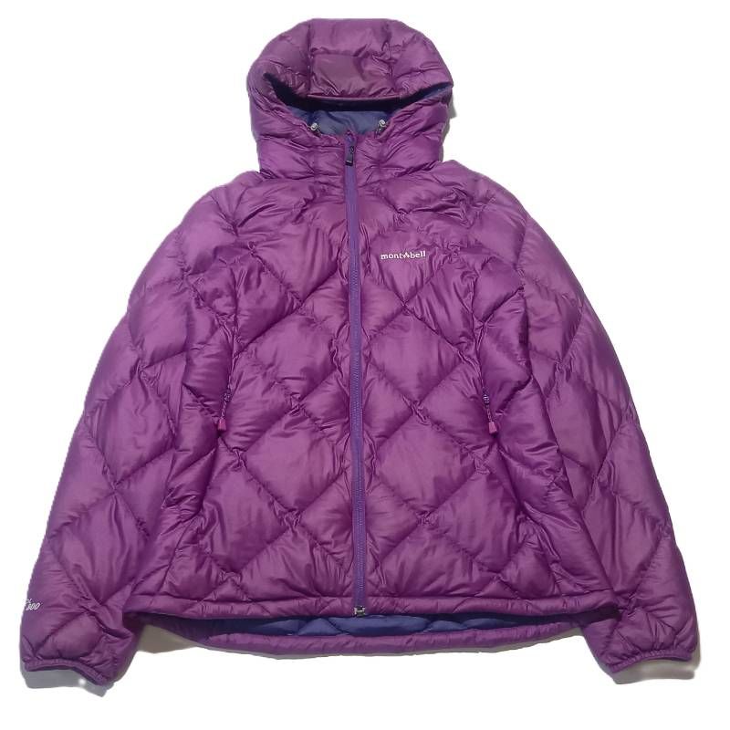 モンベル ライトアルパイン ダウンパーカ ダウンジャケット パープル Lサイズ mont-bell