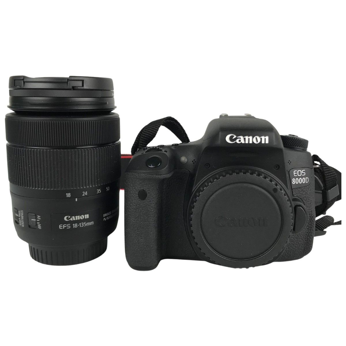 □□CANON キャノン 一眼レフ レンズ付 EOS8000D レンズEF-S 18-135mm 