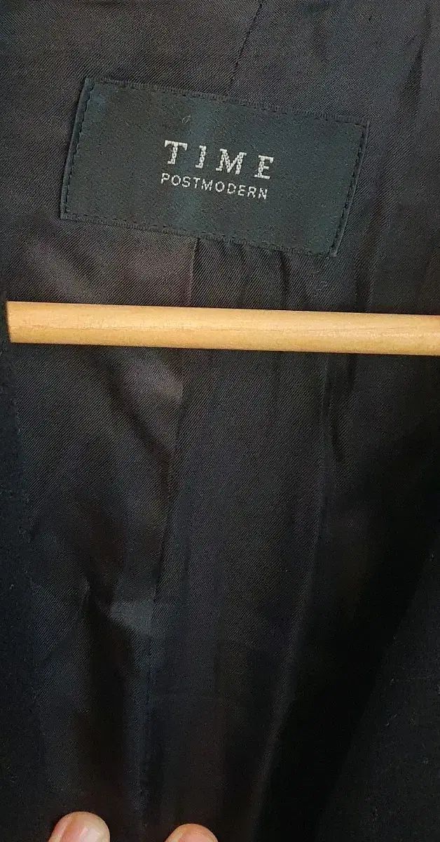 ハンサム TIME タイム ブラック 基本 ウール91 コート 88-98-165