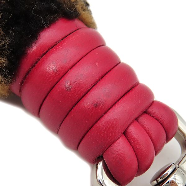 【美品】FENDI フェンディ ズッカ柄 ムートン肩当て付きショルダーストラップ 美品】FENDI フェンディ ズッカ柄 ムートン肩当て付きショルダーストラップ