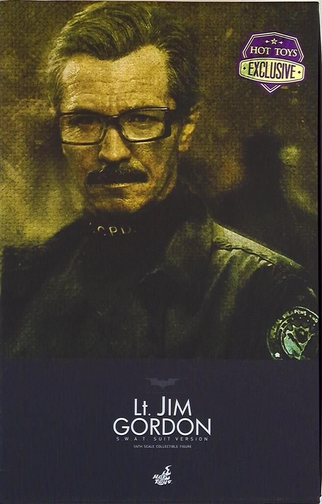HOTTOYS MOVIE MASTERPIECE LT JIM GORDON SWAT SUIT MMS182
