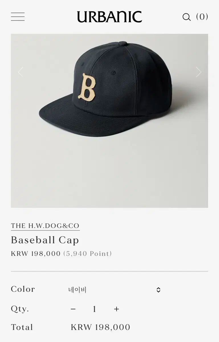 Urbanic30 アーバニック30 ベースボール キャップ