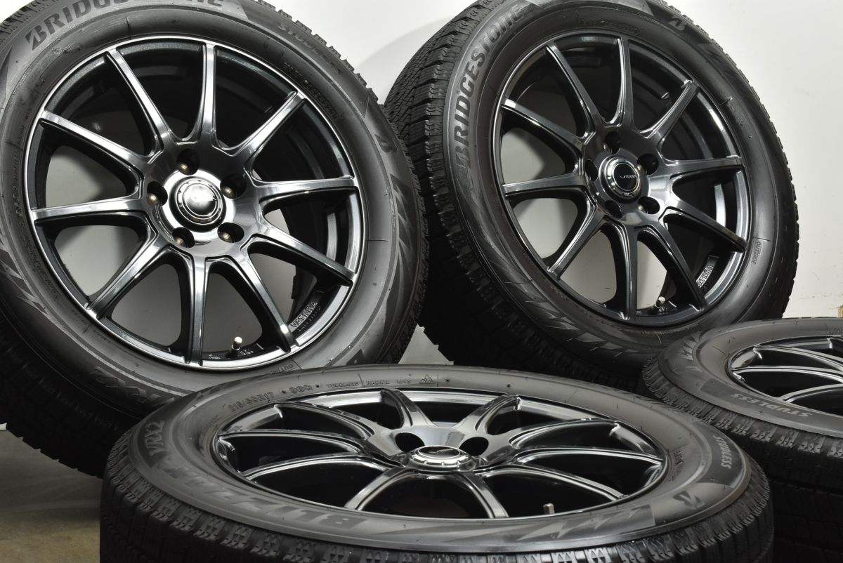 VATRRA 17in 7J 55 PCD114.3 ブリヂストン ブリザック VRX2 215|60R17 C-HR オデッセイ SKフォレスター クロストレック