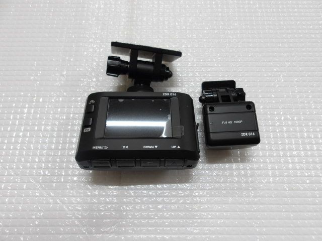 コムテック ZDR016 前後 2カメラ ドライブレコーダー 32GB microSD付