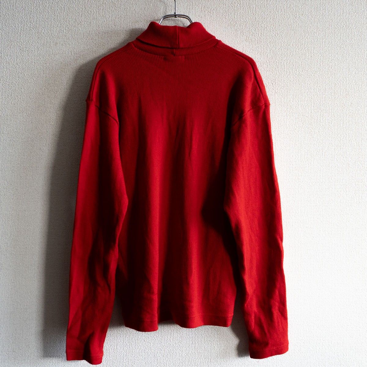 90S アーカイブ Y s for men タートルネック ウール ニット レッド YOHJI YAMAMOTO ヨウジヤマモト ワイズフォーメン 25101149