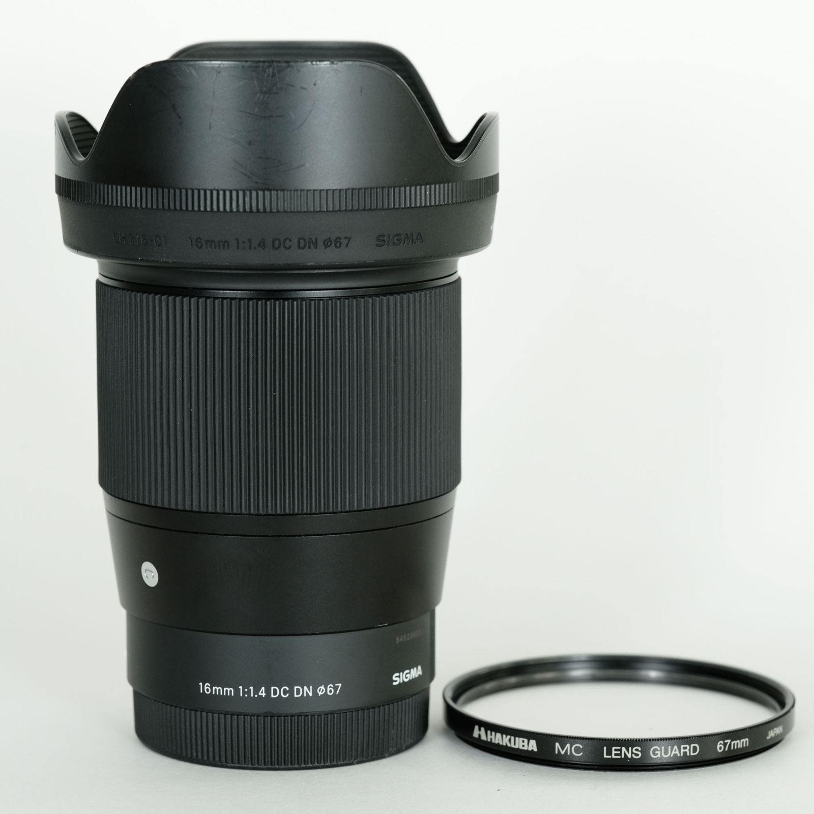 SIGMA 16mm F1.4 DC DN SONY Eマウント フィルター付き SIGMA16mm F1.4