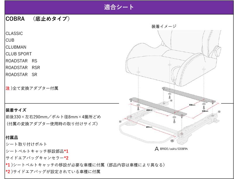 コブラ 底止めタイプ R85G06 R8AH01 プジョー508用シートレール 6ポジション N SPORT製 FFCRYSTALESIA_COM